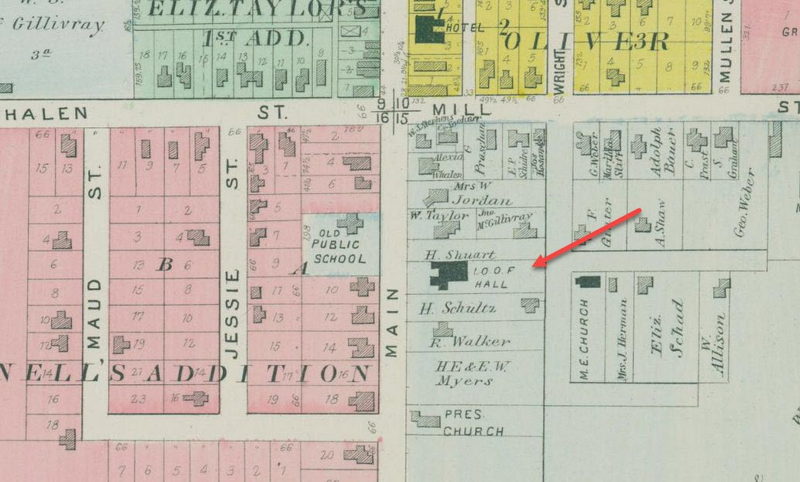 Elkton Opera House - Huron County Plat Map (newer photo)